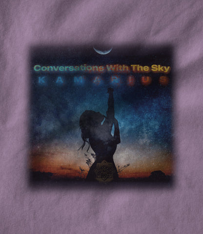 Conversations With The Sky by KaMarius Heather Prism Lilac Unisex T-shirt