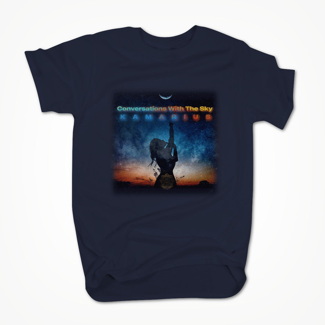 Conversations With The Sky by KaMarius Navy Unisex T-shirt