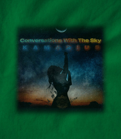 Conversations With The Sky by KaMarius Kelly Green Unisex T-shirt