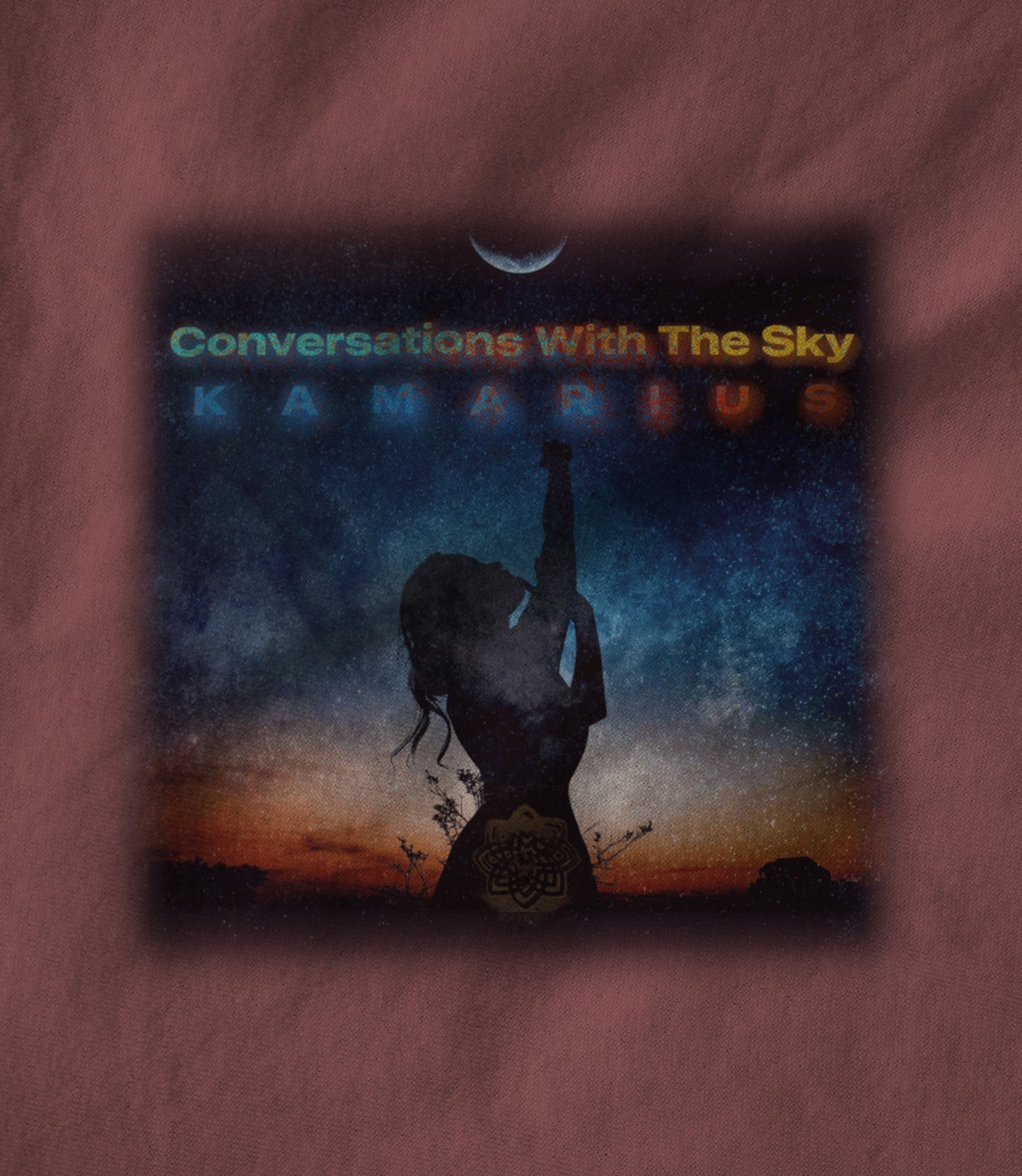Conversations With The Sky by KaMarius Mauve Unisex T-shirt