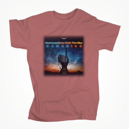 Conversations With The Sky by KaMarius Mauve Unisex T-shirt