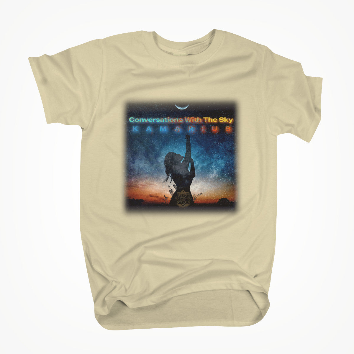 Conversations With The Sky by KaMarius Natural Unisex T-shirt