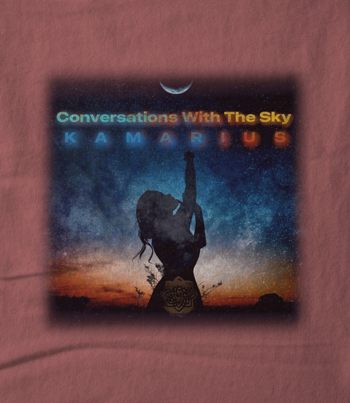 Conversations With The Sky by KaMarius Mauve Unisex T-shirt