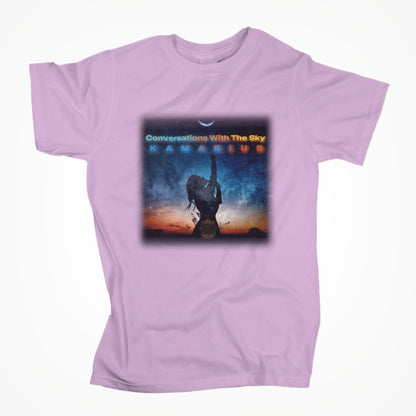 Conversations With The Sky by KaMarius Heather Prism Lilac Unisex T-shirt