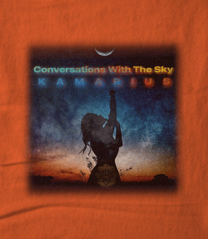 Conversations With The Sky by KaMarius Orange Unisex T-shirt