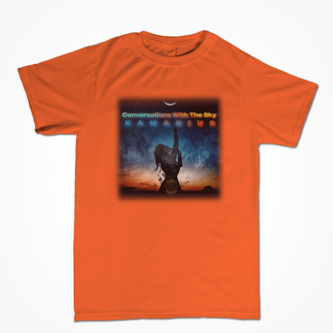Conversations With The Sky by KaMarius Orange Unisex T-shirt