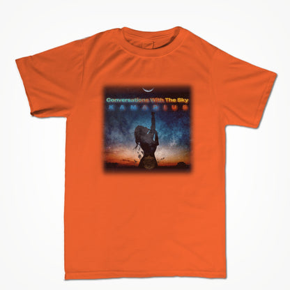 Conversations With The Sky by KaMarius Orange Unisex T-shirt