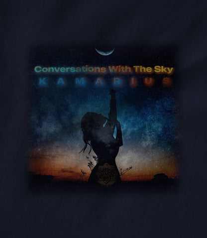 Conversations With The Sky by KaMarius Navy Unisex T-shirt