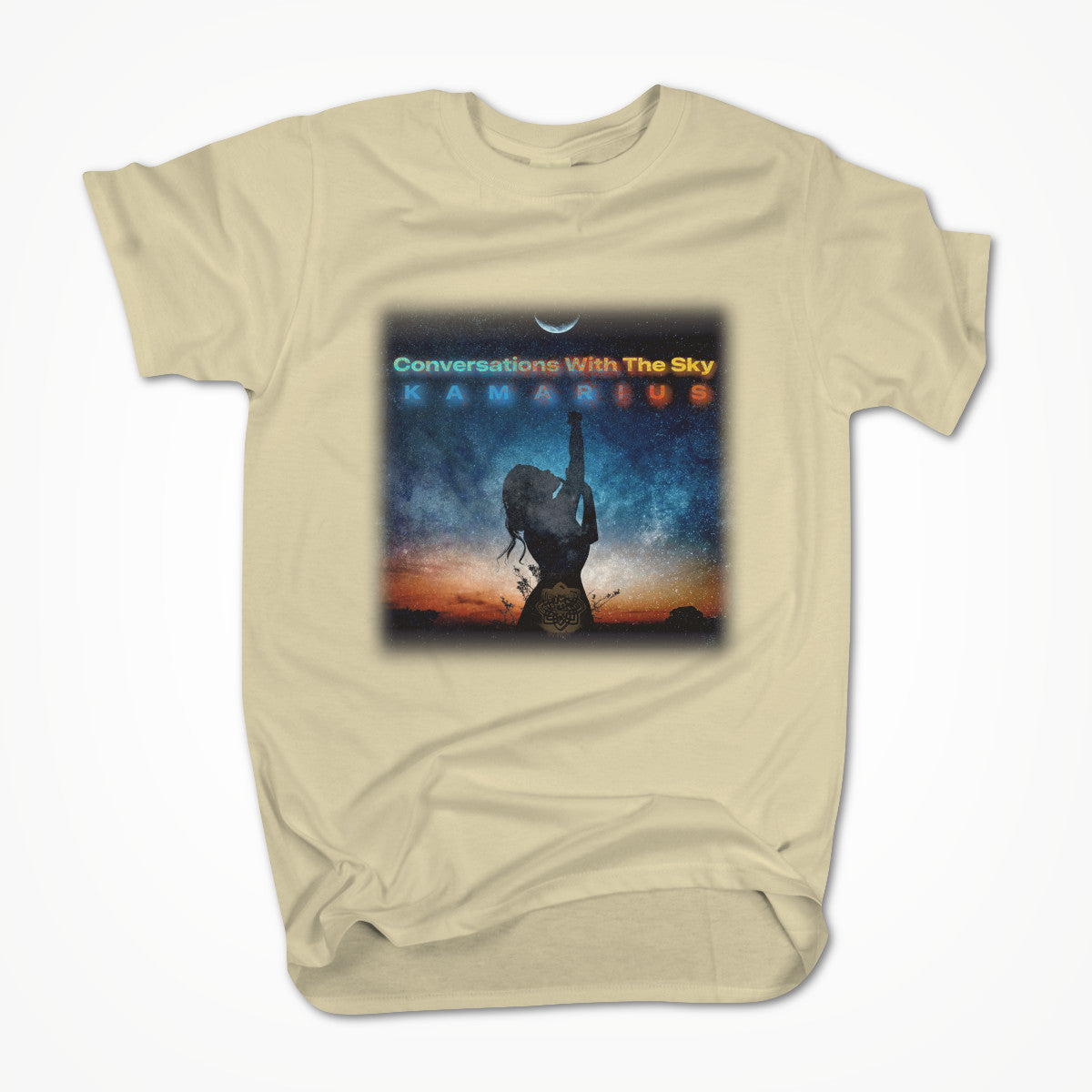 Conversations With The Sky by KaMarius Natural Unisex T-shirt