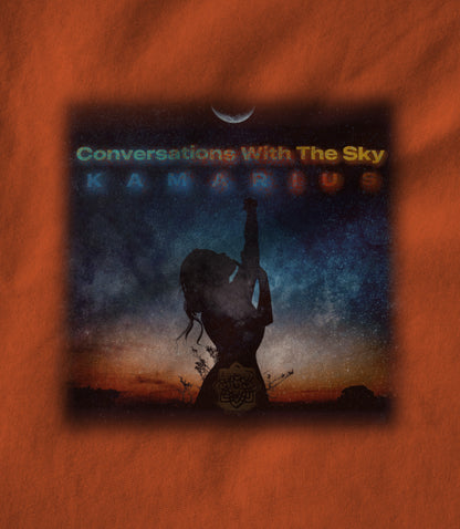 Conversations With The Sky by KaMarius Orange Unisex T-shirt