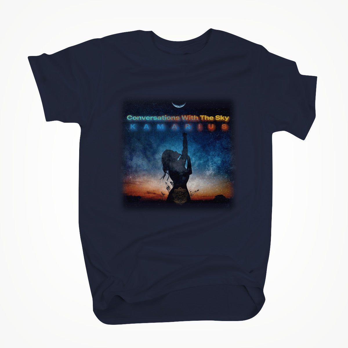 Conversations With The Sky by KaMarius Navy Unisex T-shirt
