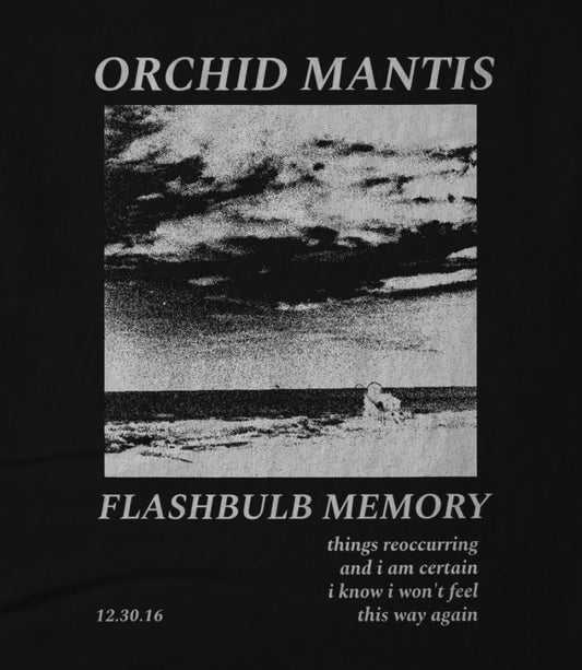 Flashbulb Hoodie - Black/White