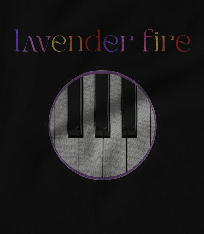 Colorful logo and piano