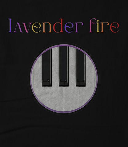 Colorful logo and piano Unisex T-shirt