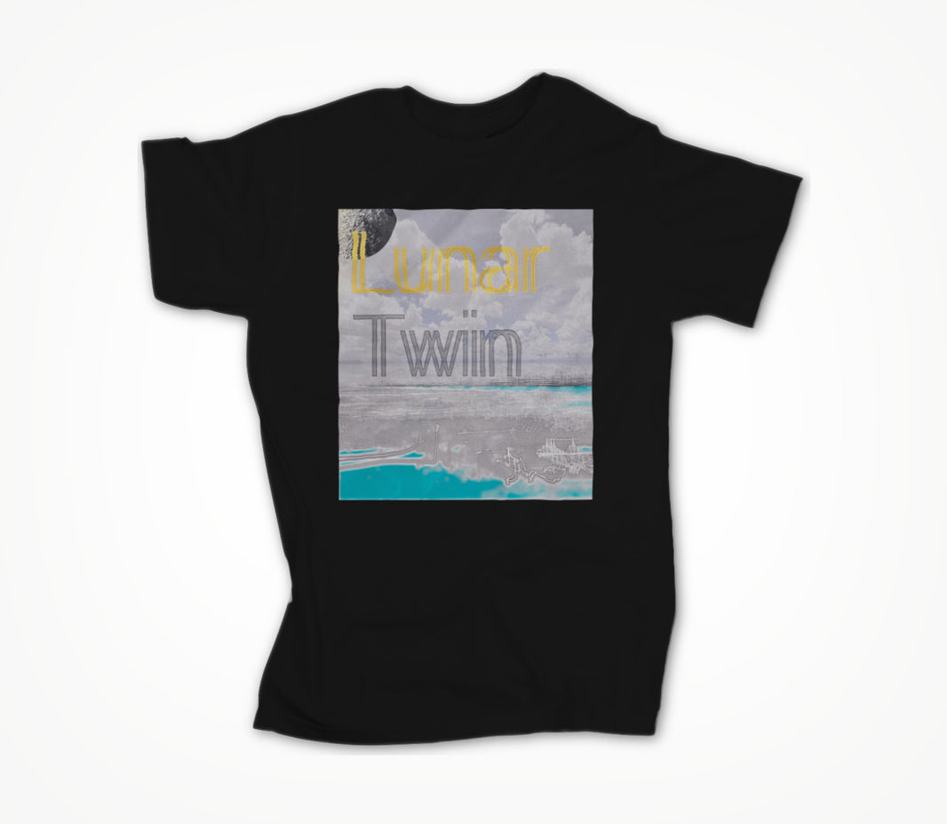 lunar twin black Unisex T-shirt