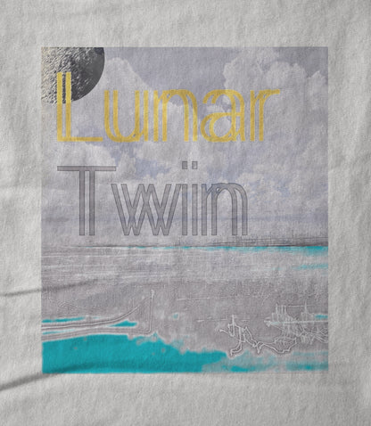 lunar twin white Hoodie