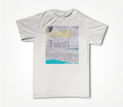 lunar twin white Unisex T-shirt