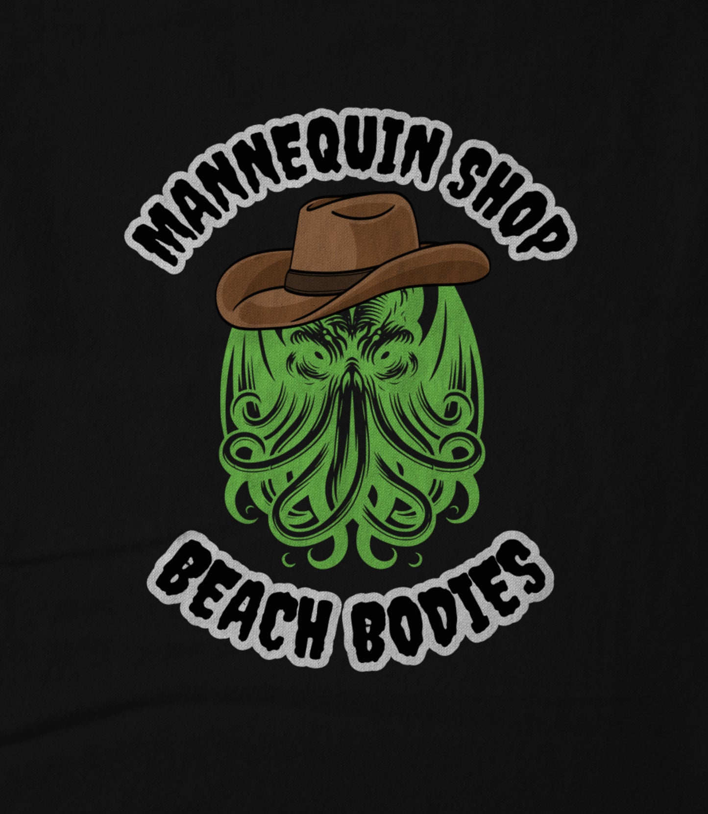 Beach Bodies Black Hoodie