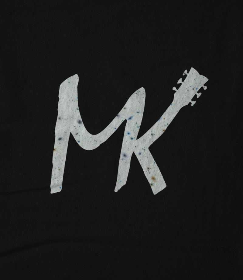 Black Tee, White Logo