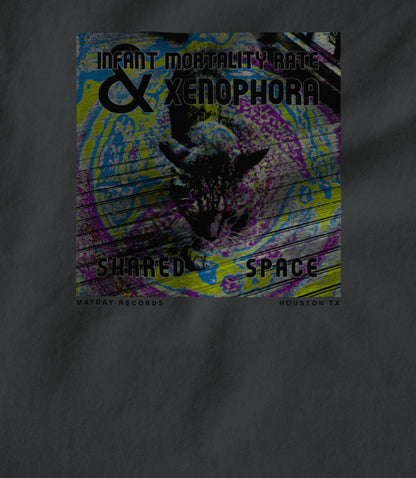 Shared Space on gray Unisex T-shirt