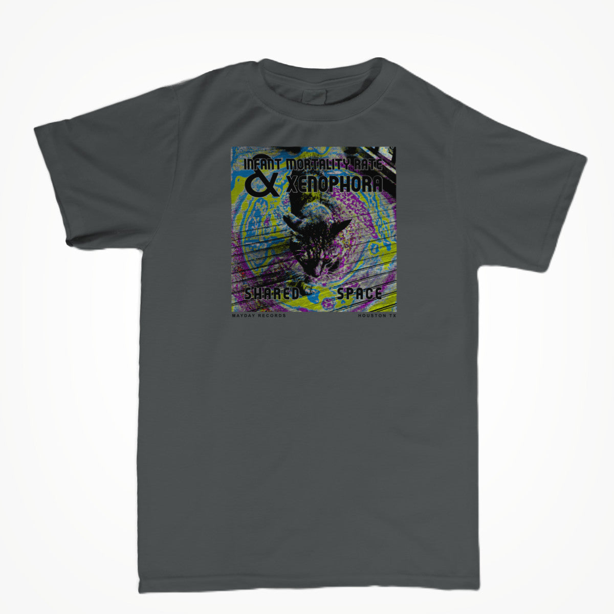 Shared Space on gray Unisex T-shirt