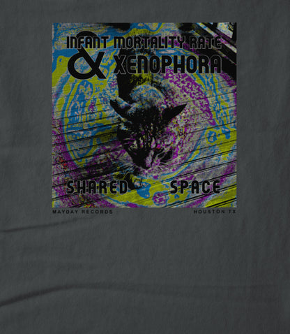 Shared Space on gray Unisex T-shirt