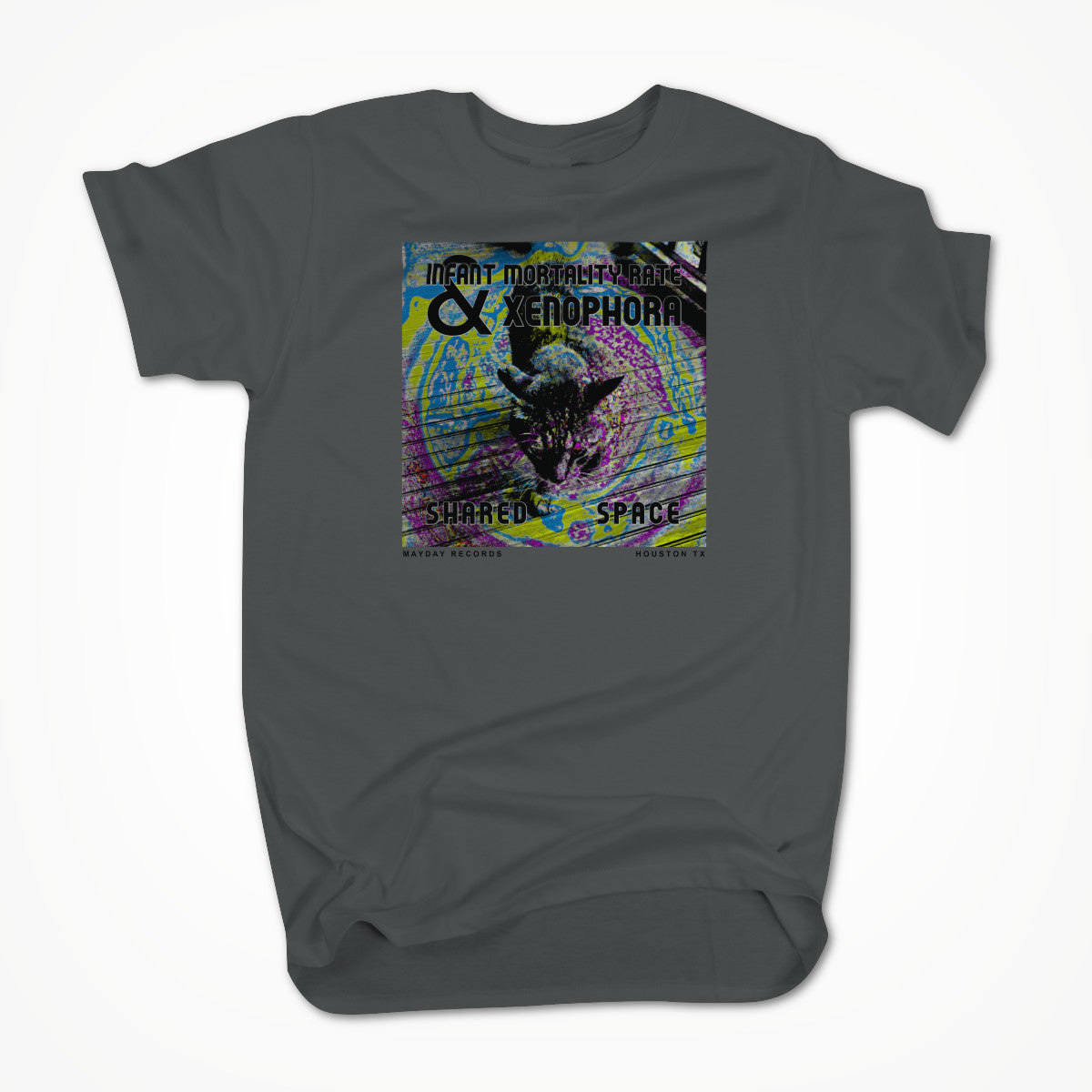 Shared Space on gray Unisex T-shirt