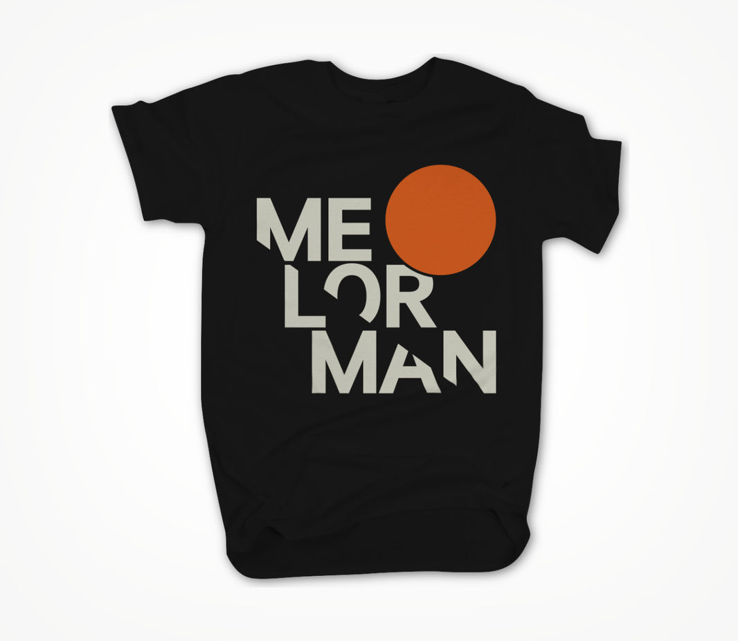 Melorman Sunny Black Unisex T-shirt