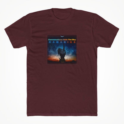 Conversations With The Sky by KaMarius Maroon Unisex T-shirt