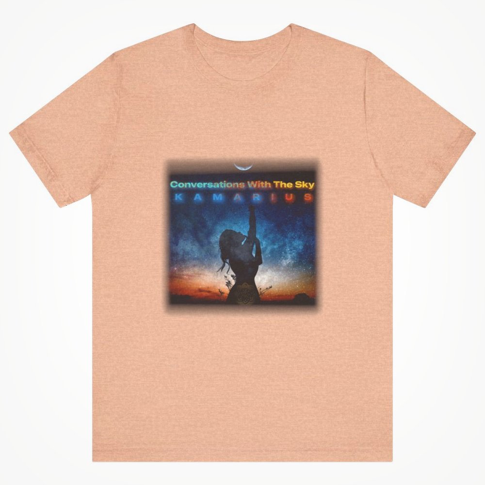 Conversations With The Sky by KaMarius Heather Peach Unisex T-shirt