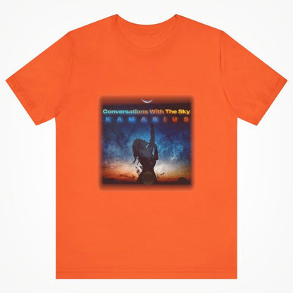 Conversations With The Sky by KaMarius Orange Unisex T-shirt