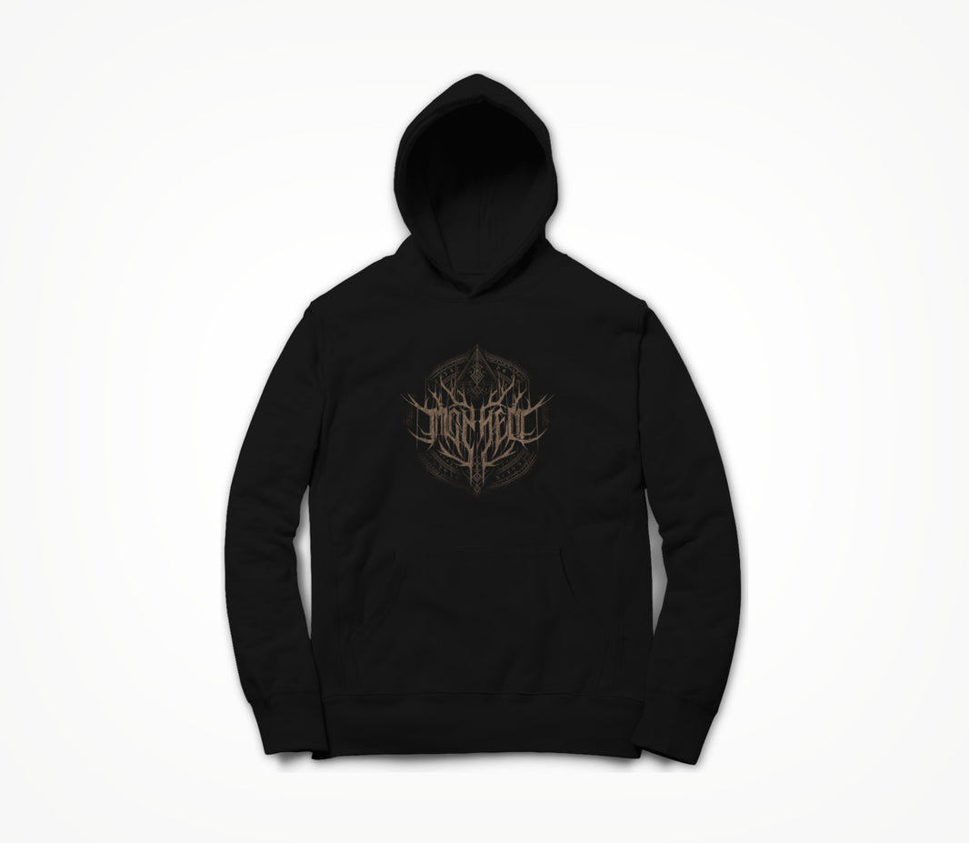 Logo T black Hoodie