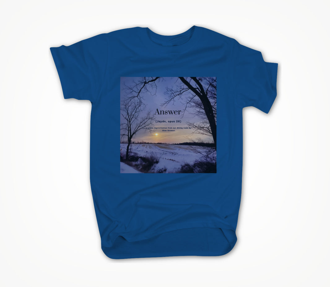 "Answer (Jaydn, opus 26)" cover Unisex T-shirt