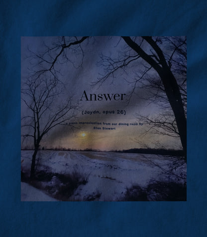 "Answer (Jaydn, opus 26)" cover Unisex T-shirt
