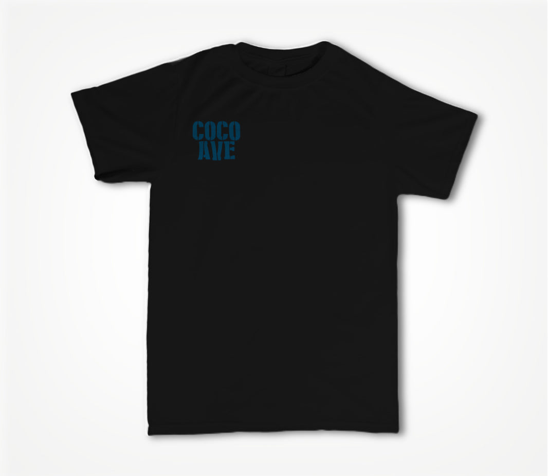 Coco Avenue (Blue Logo) Unisex T-shirt