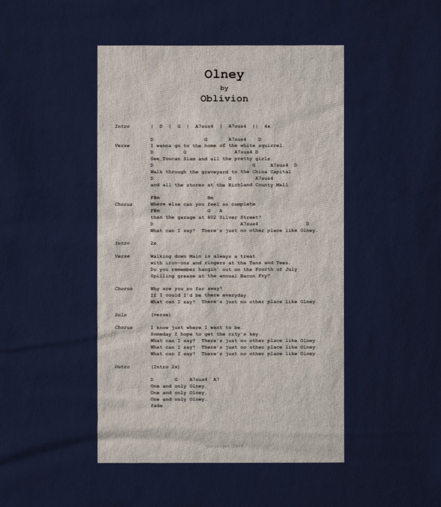 Olney Unisex T-shirt