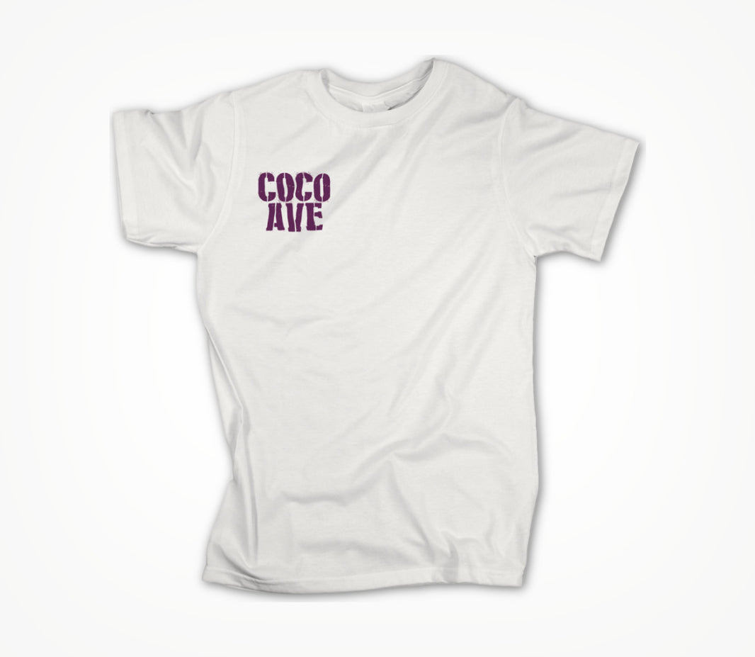 Coco Avenue (Purple Logo) Unisex T-shirt