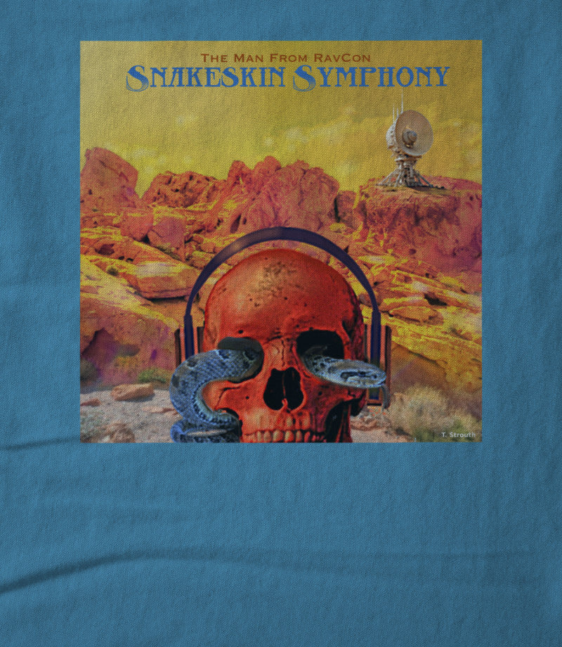 Snakeskin Symphony Aqua T-Shirt