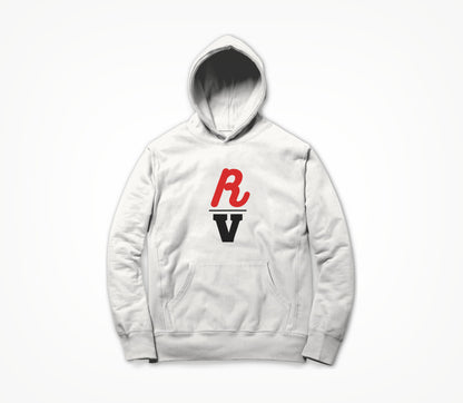 RV logo - White Hoodie