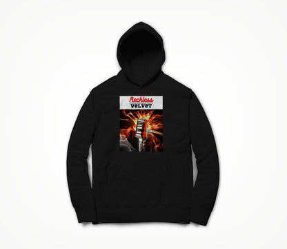 Microphone on Fire Hoodie
