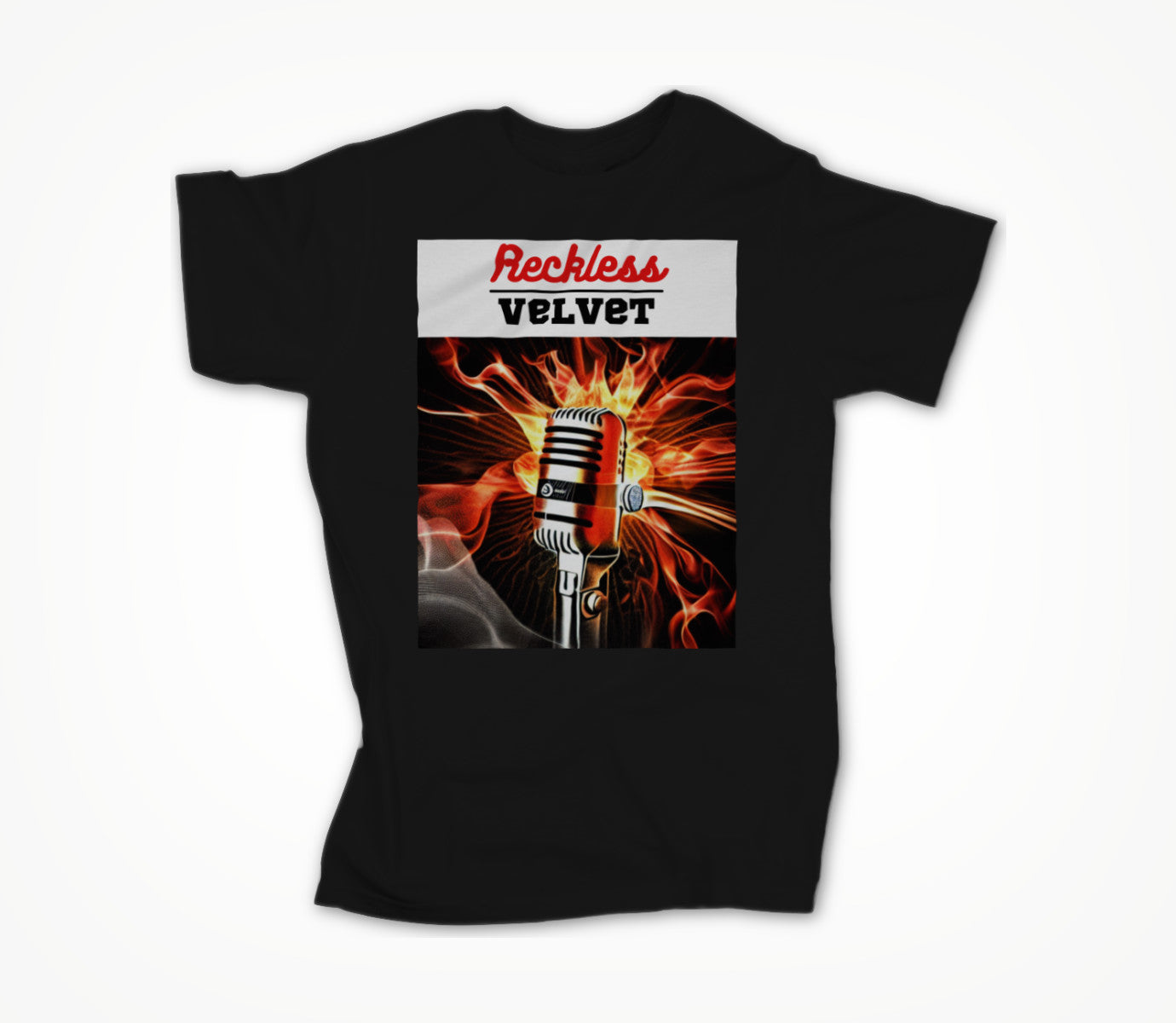 Microphone on Fire Unisex T-shirt