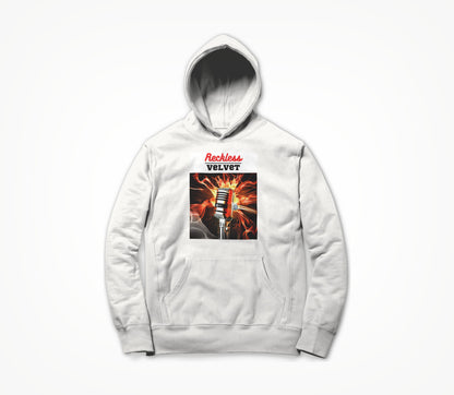 Microphone on Fire Hoodie