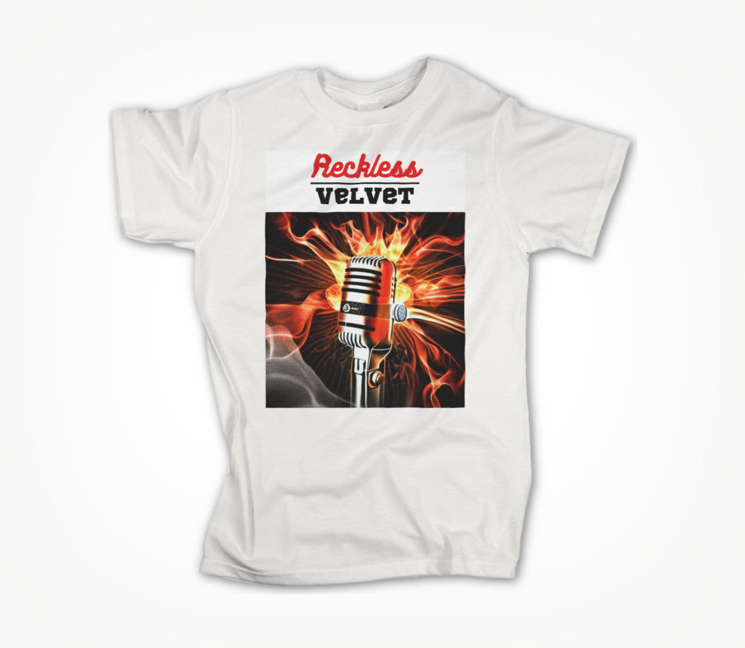Microphone on Fire Unisex T-shirt