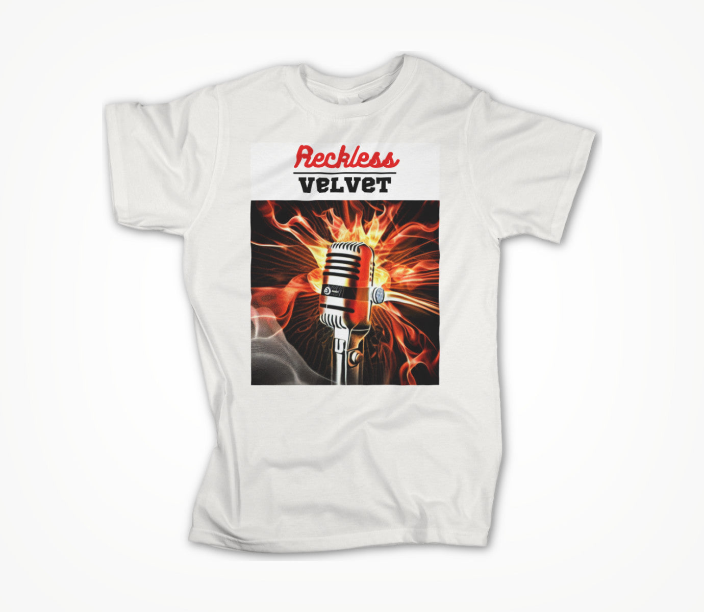 Microphone on Fire Unisex T-shirt