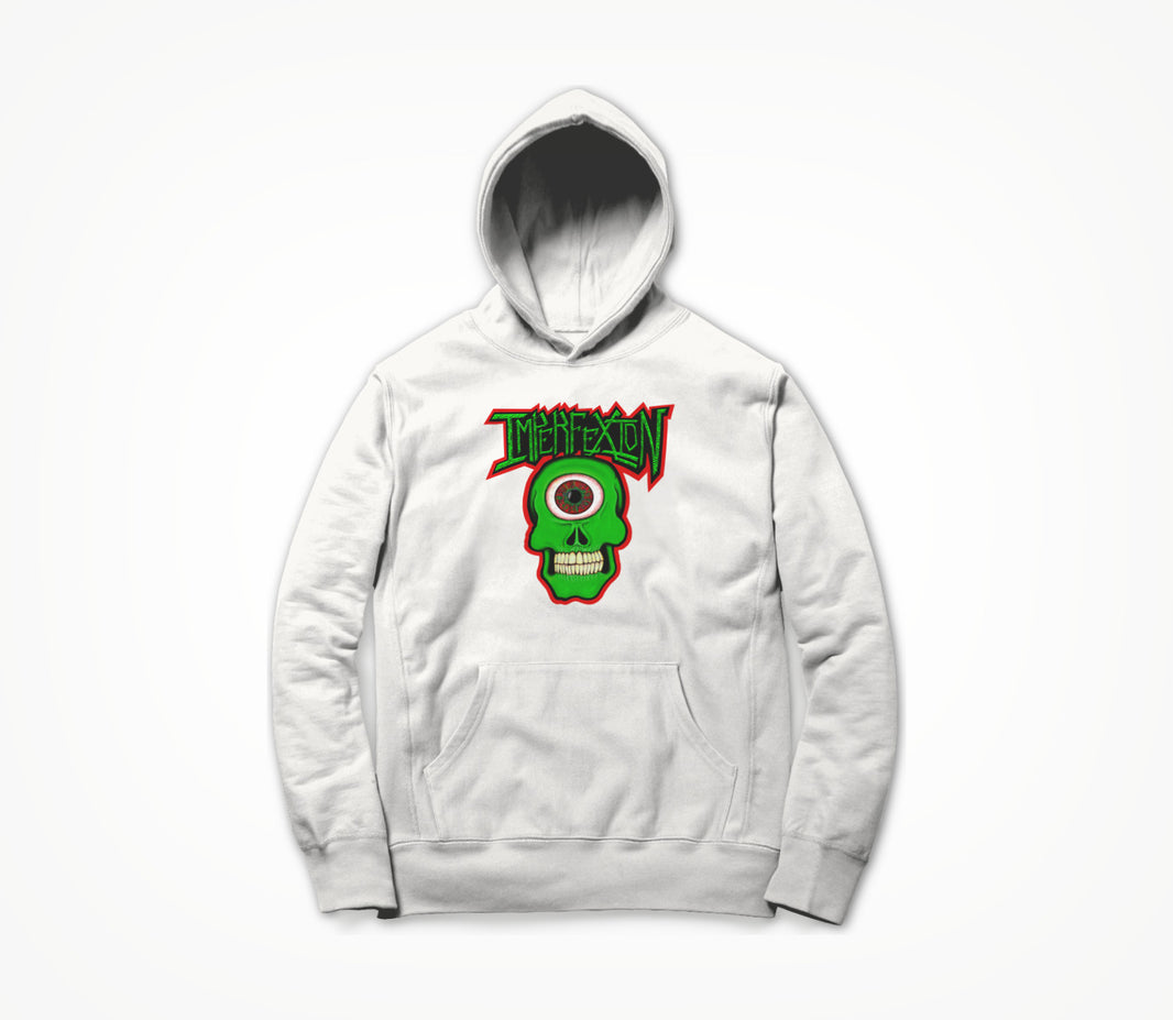 EyeGor white Hoodie