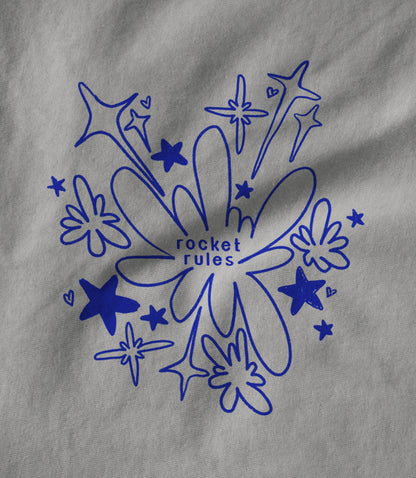 Rocket Rules White Unisex T-shirt