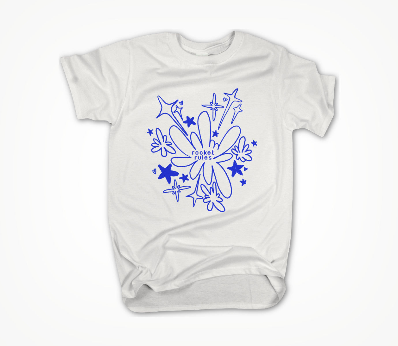 Rocket Rules White Unisex T-shirt