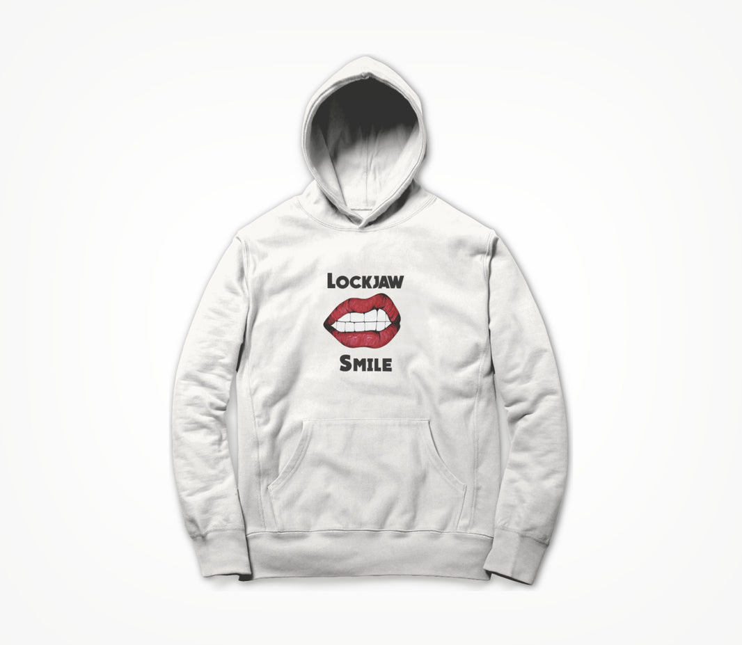 Lockjaw Smile Grey Logo Hoodie