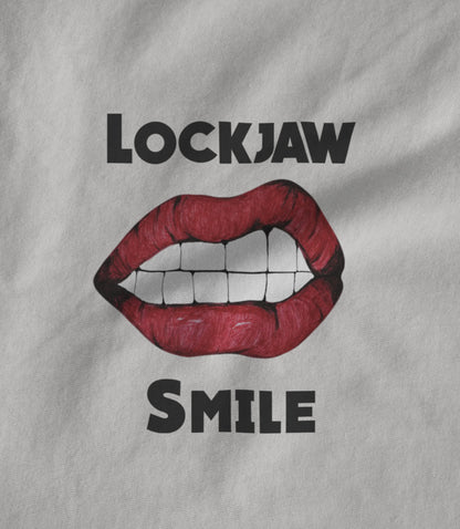 Lockjaw Smile Grey Logo Unisex T-shirt