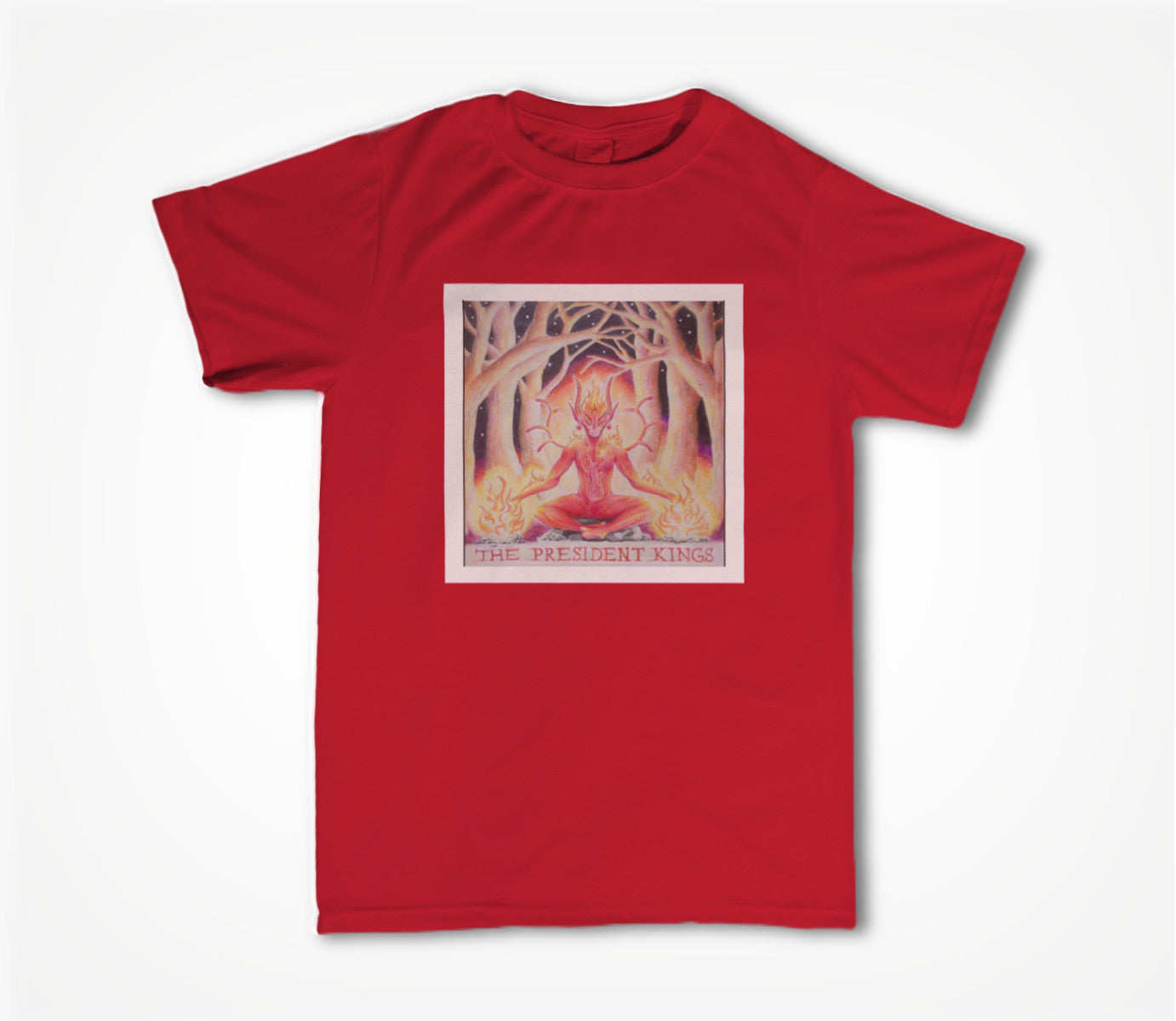 Red Fire Man Unisex T-shirt